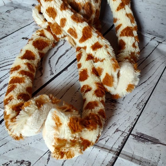 Adventure Planet Hanging Giraffe Brown 17 Inch Plush Stuffed Animal hook loop - Picture 3 of 8